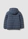 Giubbotto Ultralight grigio imbottito con cappuccio e zip per ragazzo_1