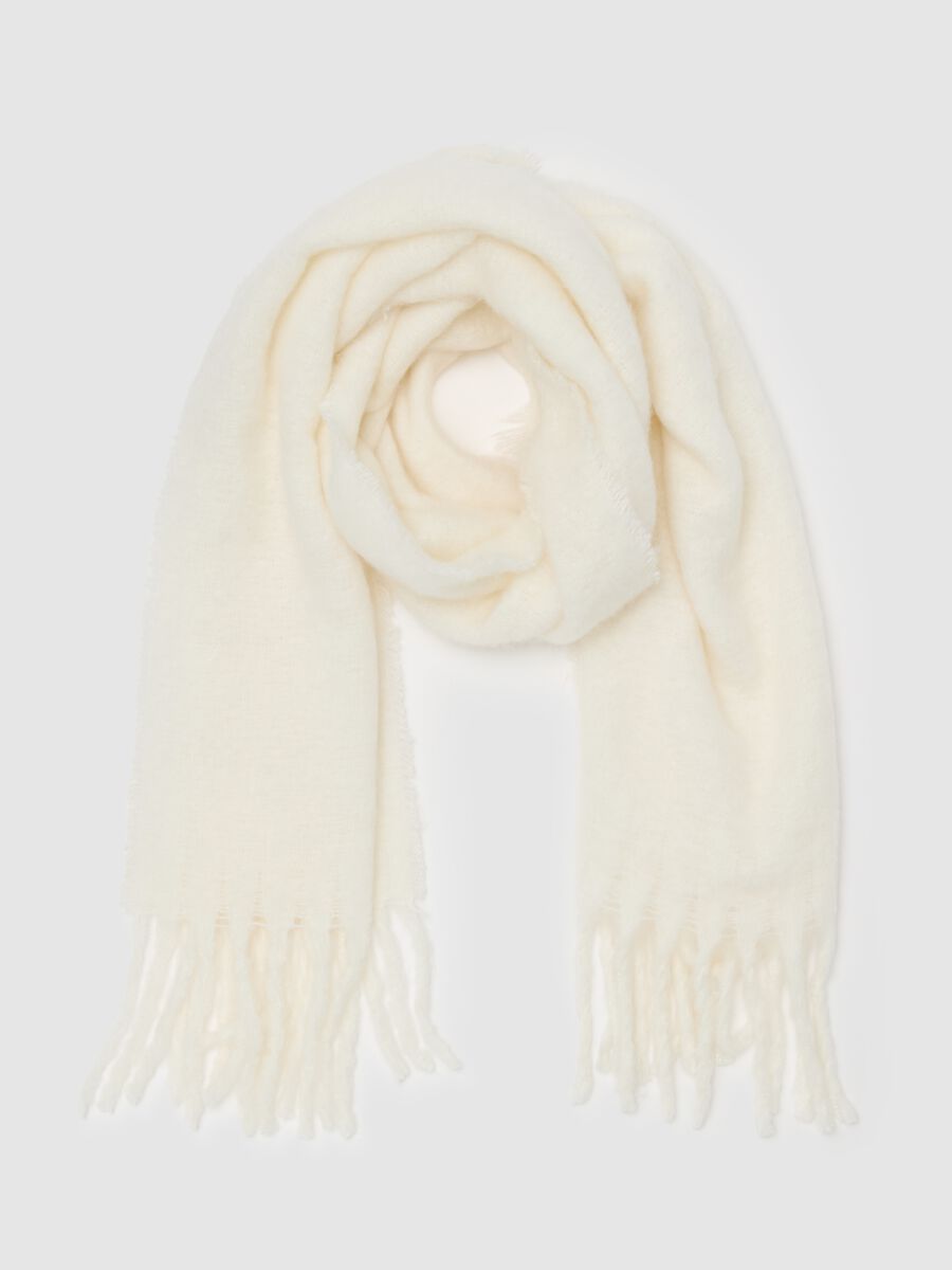 Scarf with fringing_0