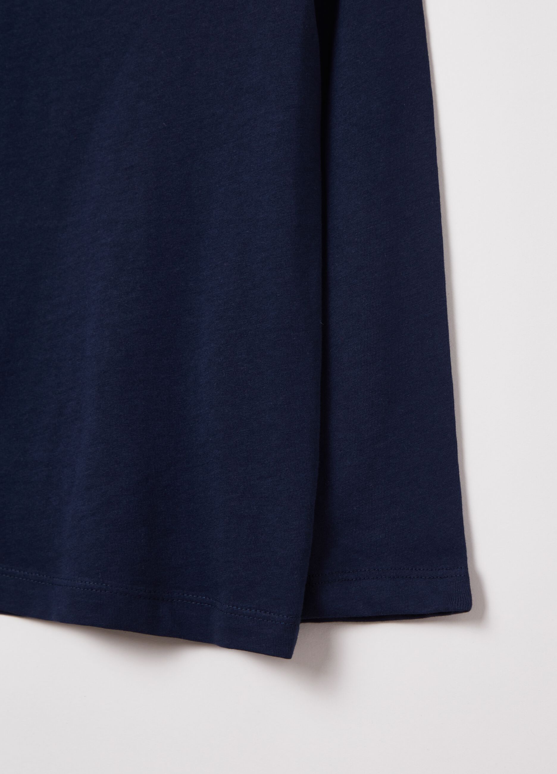 T-shirt a maniche lunghe in cotone _2