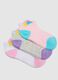 Multipack of multicolour cotton blend girl's socks regular fit_1