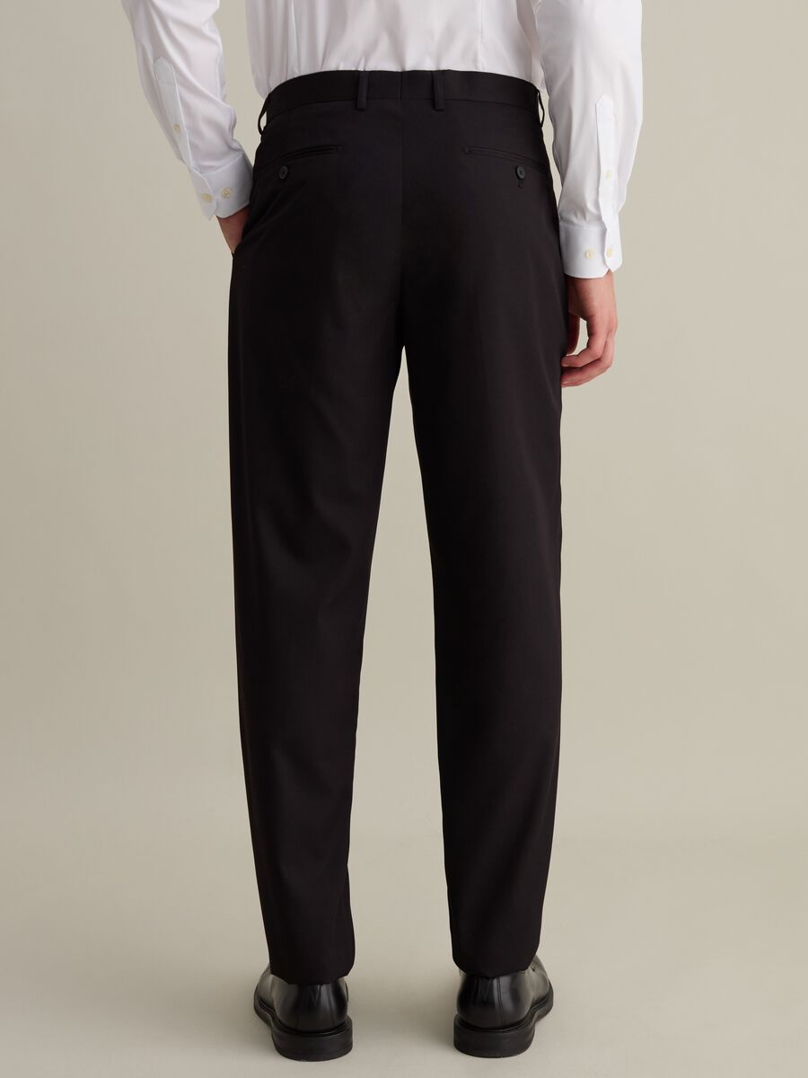 Pantalone regular fit tinta unita_4