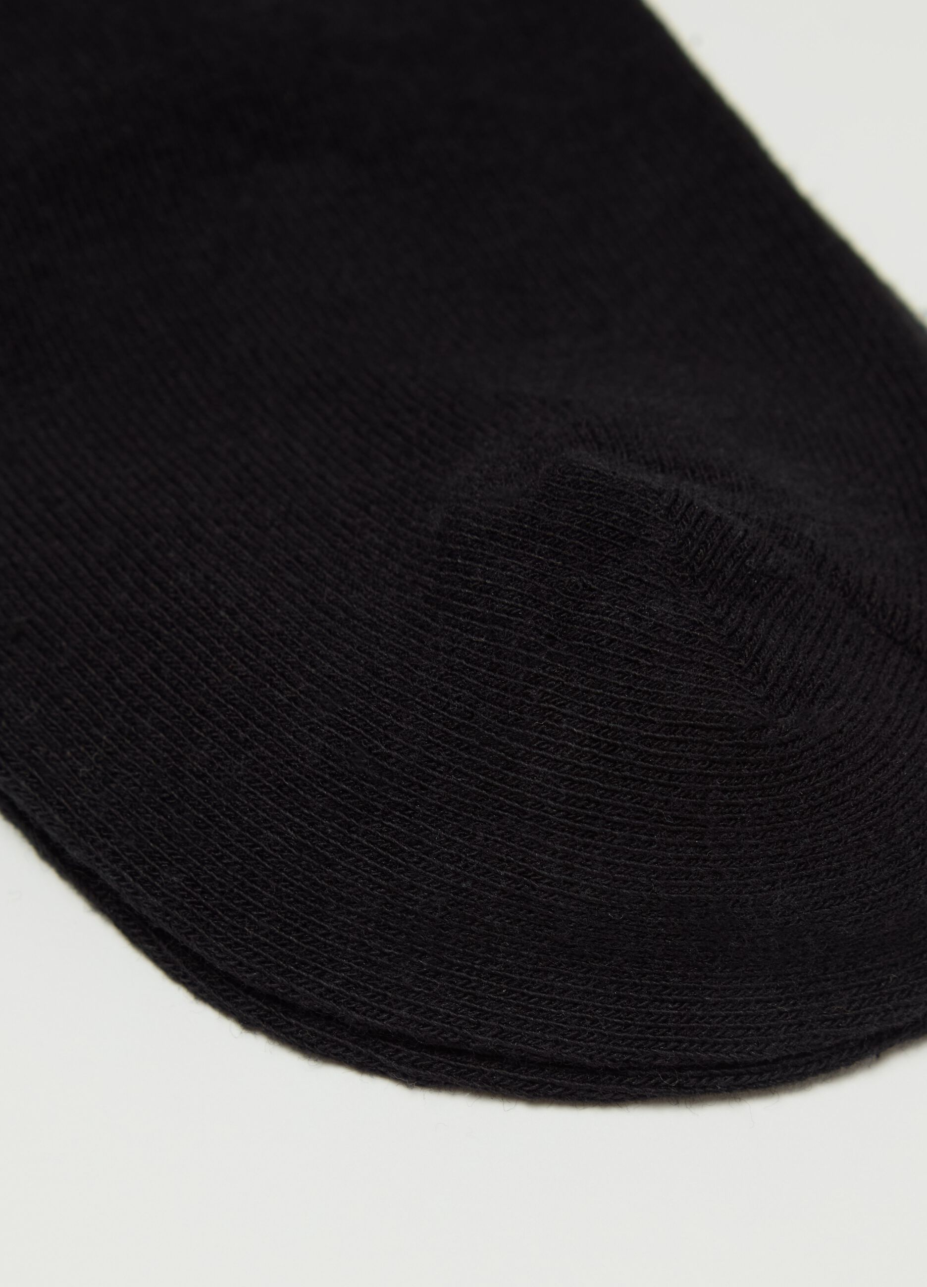 Three-pair pack long socks in organic cotton