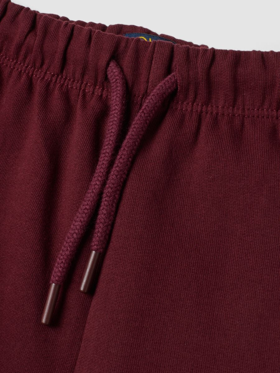 Purple cotton culotte trousers_1