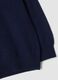 Blue pure wool long-sleeve jumper, regular fit_4