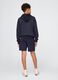 Navy blue shorts in cotton-polyester blend GAP Kids_2