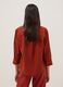 Red linen and viscose blend V-neck regular-fit shirt_3