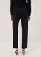 Black stretch viscose trousers_2