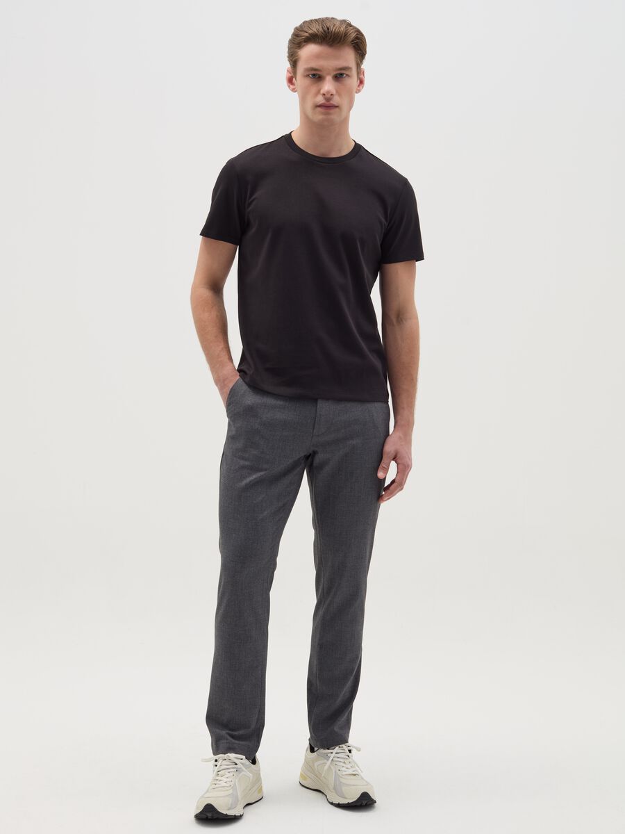 T-shirt with technical fabric_1