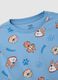 Blue children's pyjamas in pure cotton with print_2