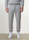 Grey cotton-blend jogger trousers, regular fit_1