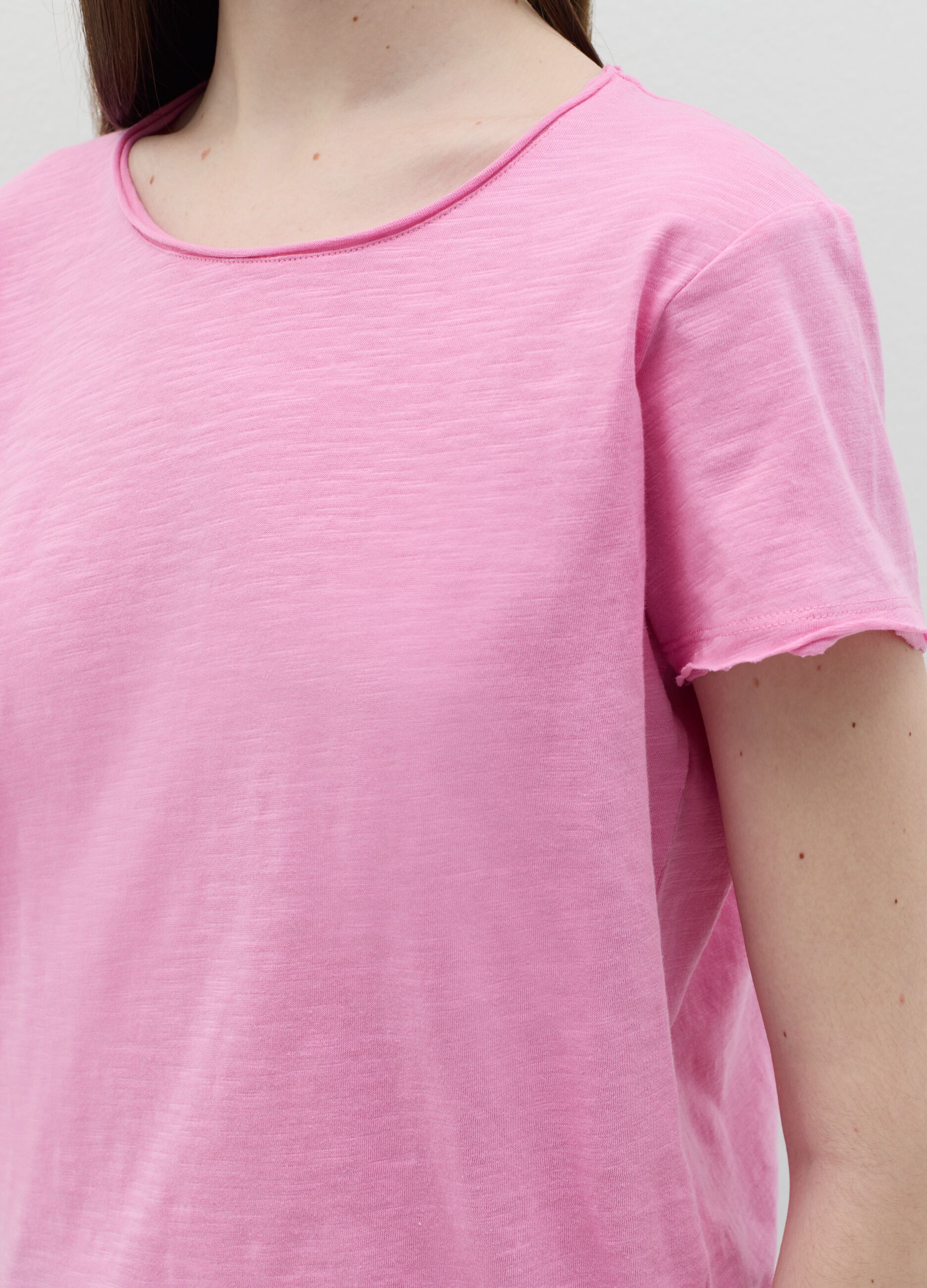 T-shirt in slub jersey