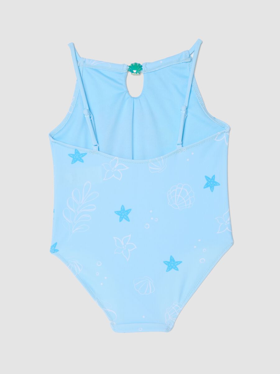 Costume intero azzurro in tessuto elasticizzato_1