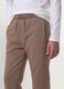 Beige organic cotton jogger trousers_2