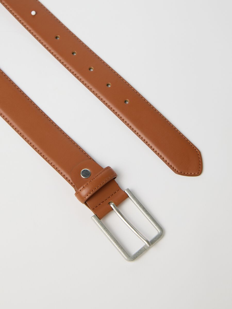 Smooth leather belt_2