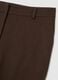 Brown slim trousers in stretchy fabric_5