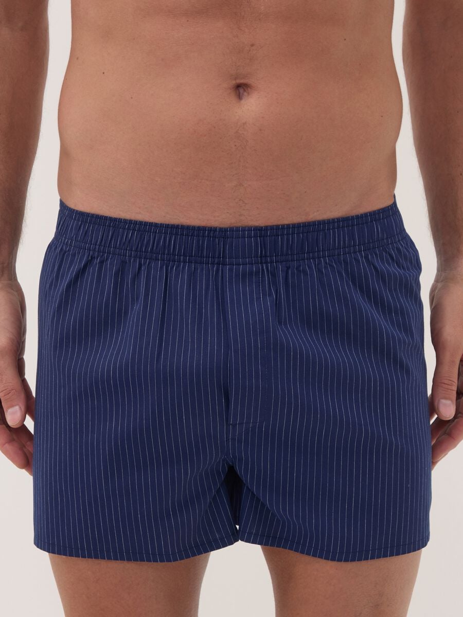 Bipack boxer blu e azzurro in puro cotone organico_1