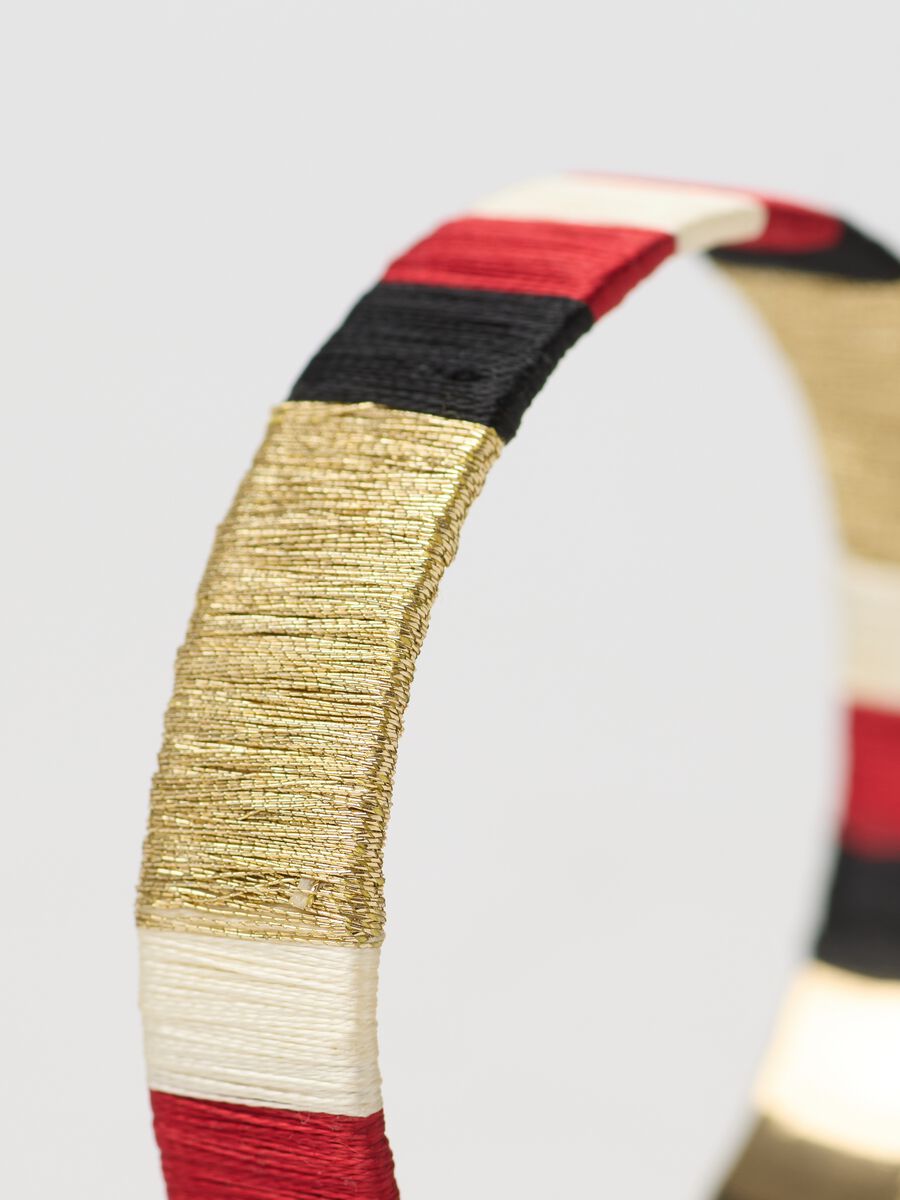 Solid striped colourblock bracelet_1