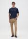 Blue pure cotton T-shirt relaxed fit_1