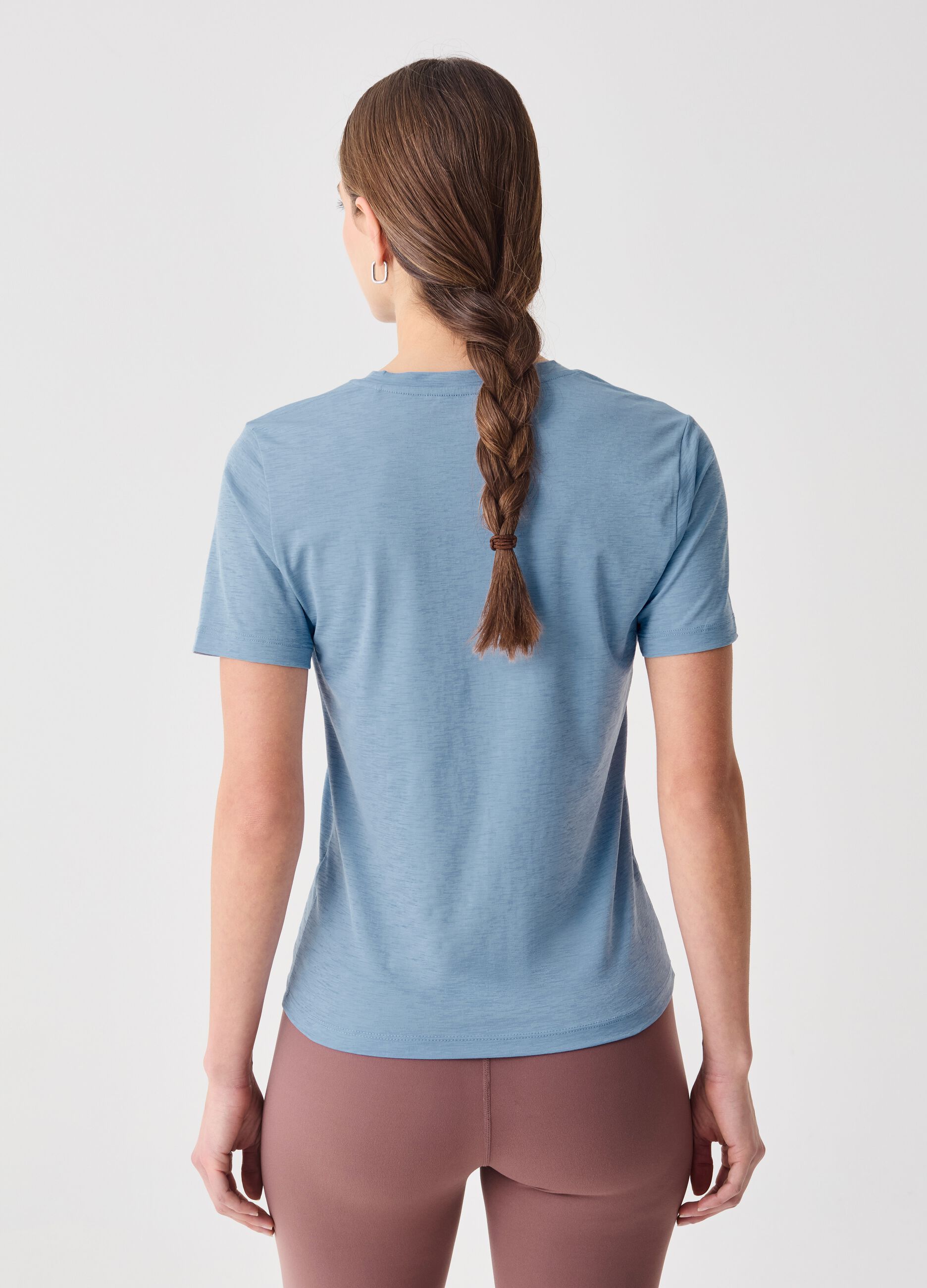 ALTAVIA STUDIO T-shirt in technical fabric