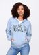 Light blue full-zip sweatshirt with hood and logo_0