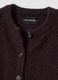 Purple alpaca-blend stretch wool crew-neck cardigan_5