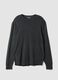 Grey crew-neck viscose-blend jumper, regular fit_0