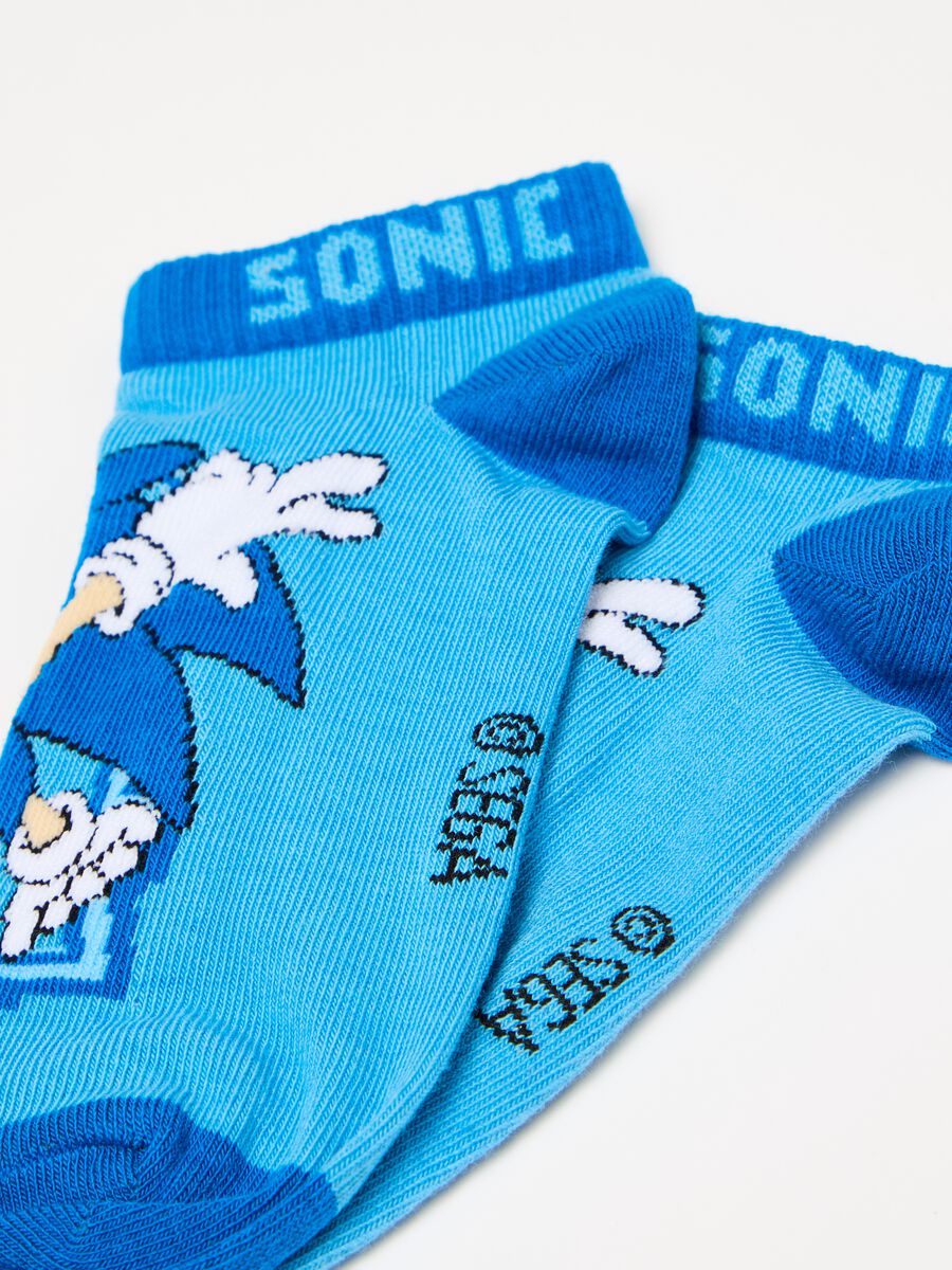 Two-pair pack short socks with Sonic™ design_1