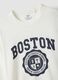 White pure organic cotton T-shirt with varsity print_4