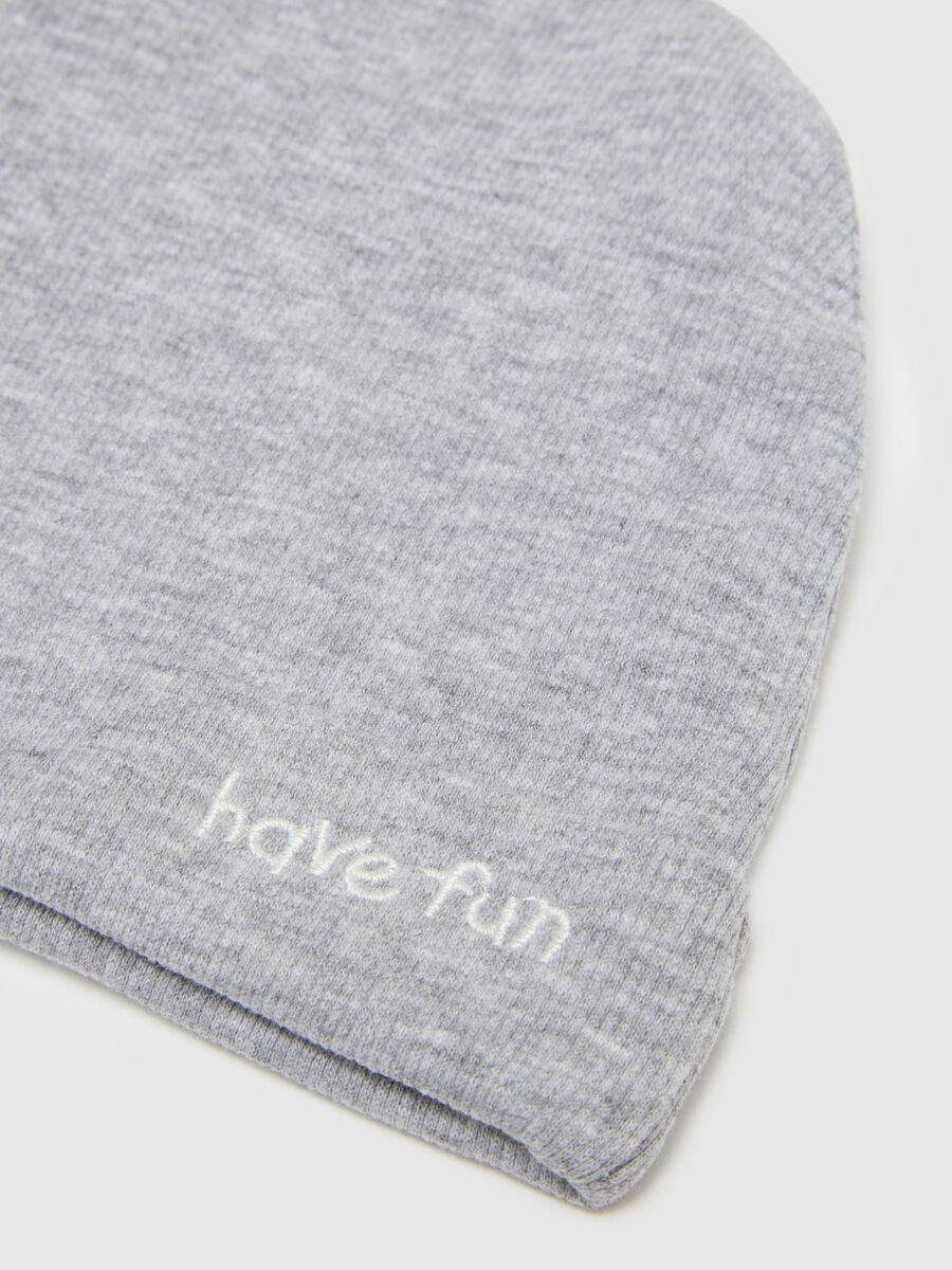 Pack of multicoloured children's hats in stretch cotton_1