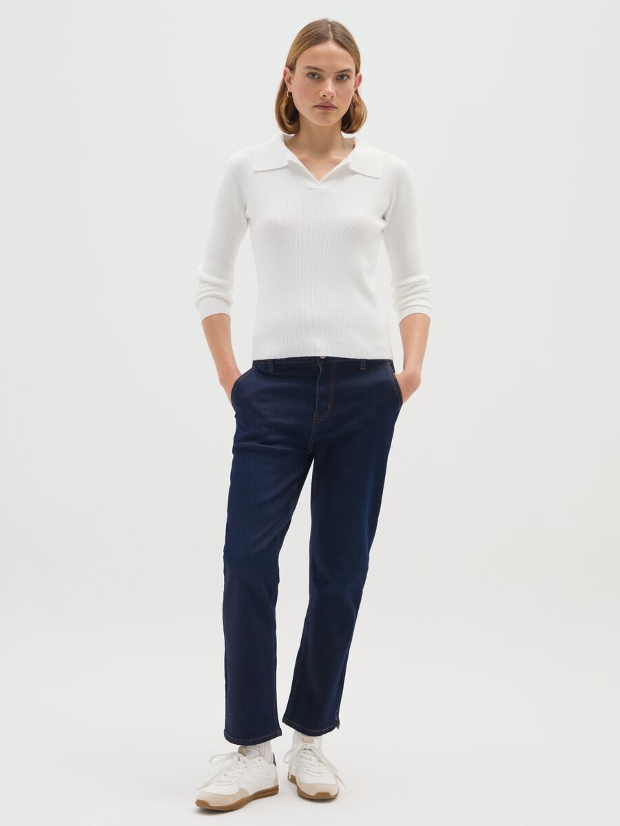White long sleeve regular fit shirt_1