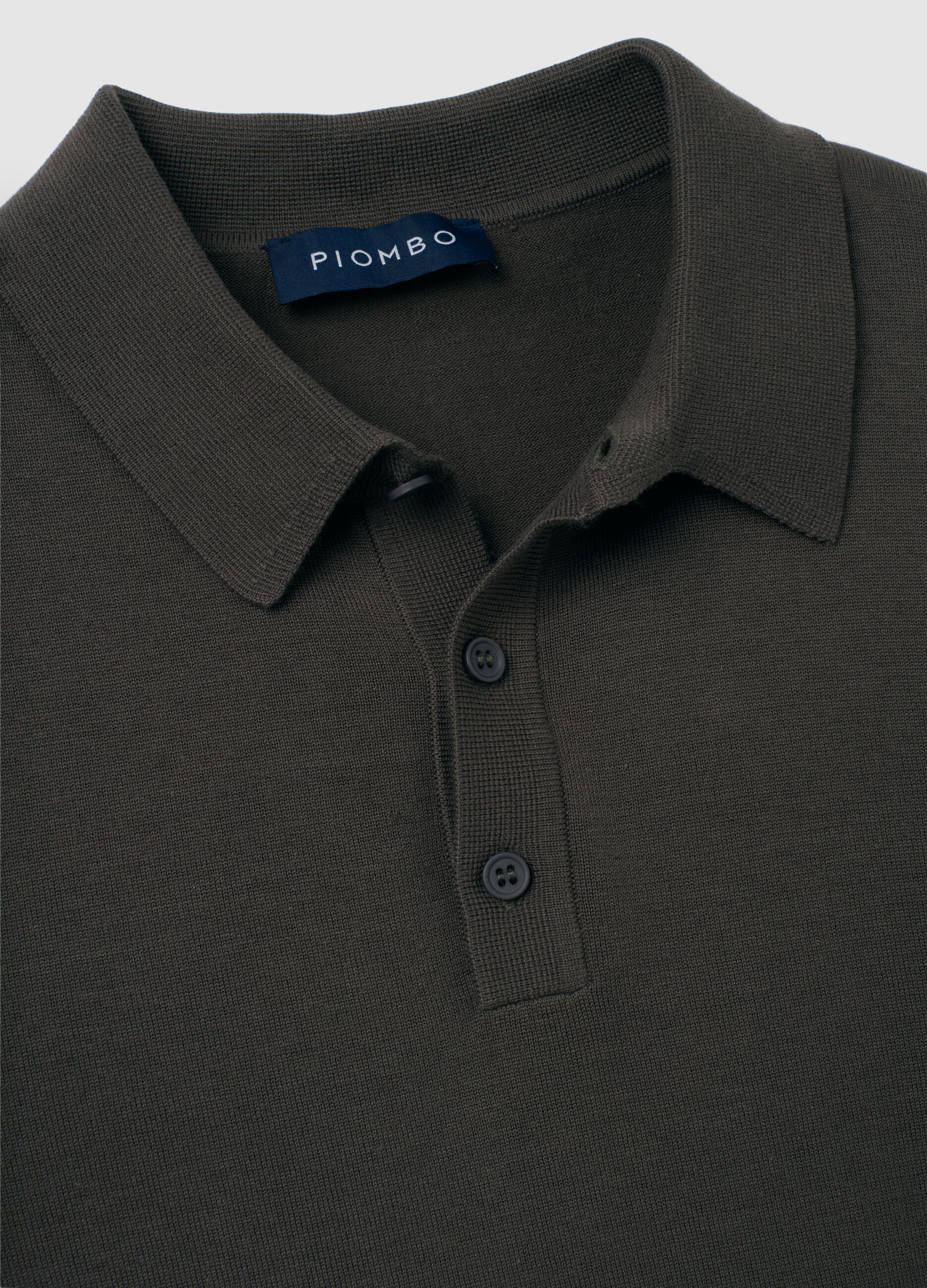 Men's Brown Cotton Blend Polo Regular Fit