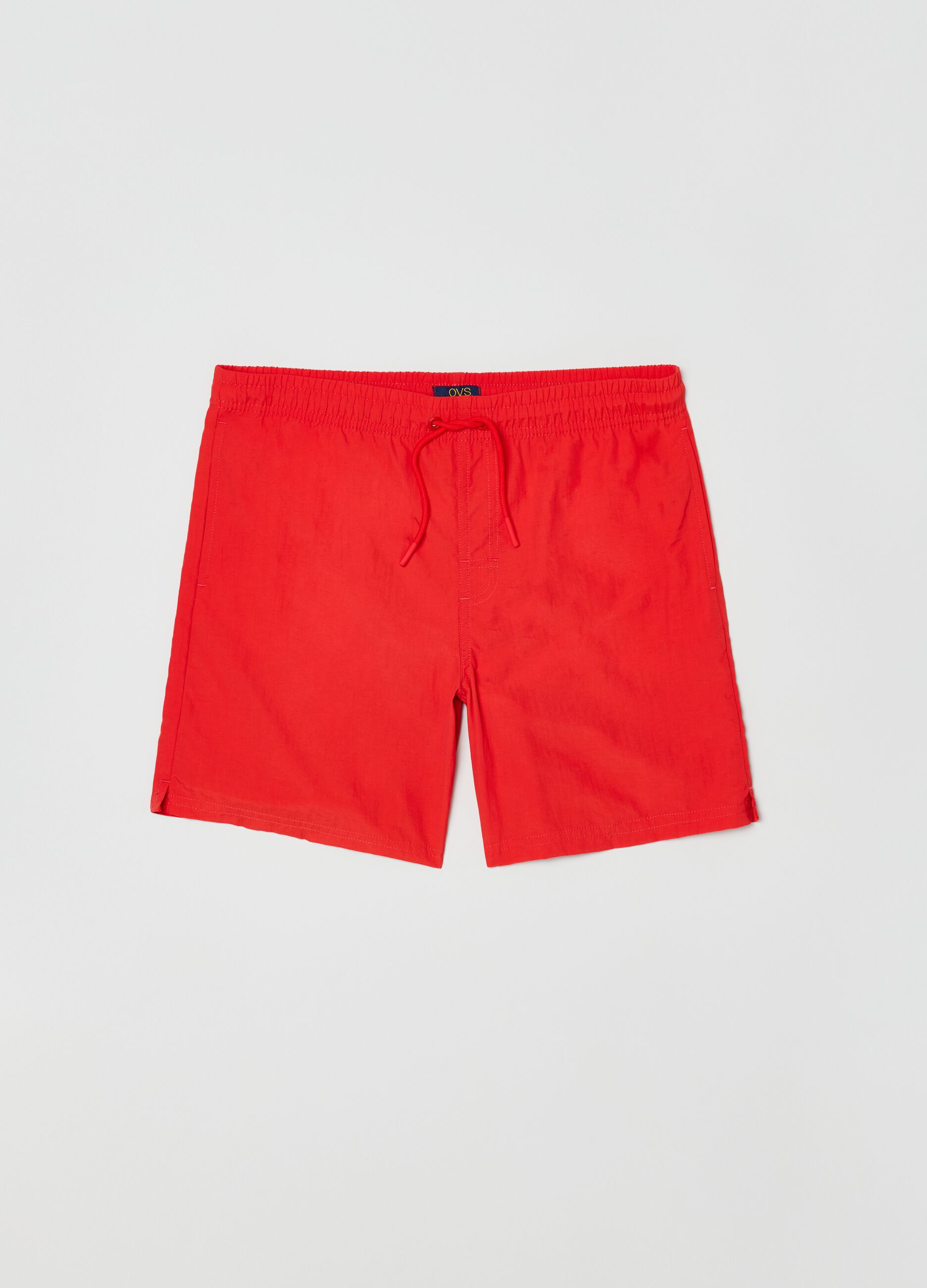 Swimming trunks with drawstring