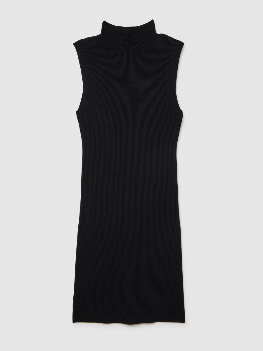 Black Regular Fit Dress_4