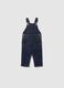 Salopette da bambino in denim in misto cotone_0