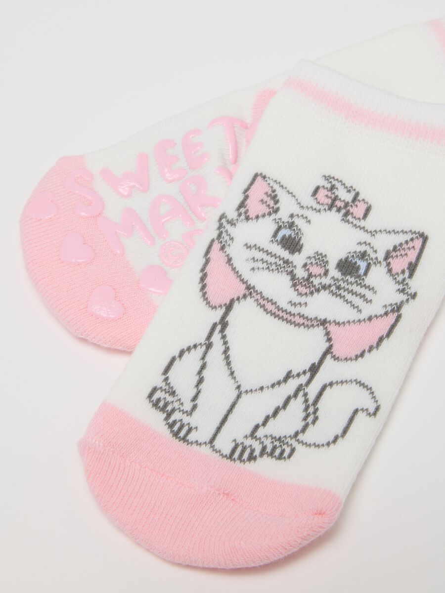 Two-pack baby girl cotton blend multicolour stretch socks_2