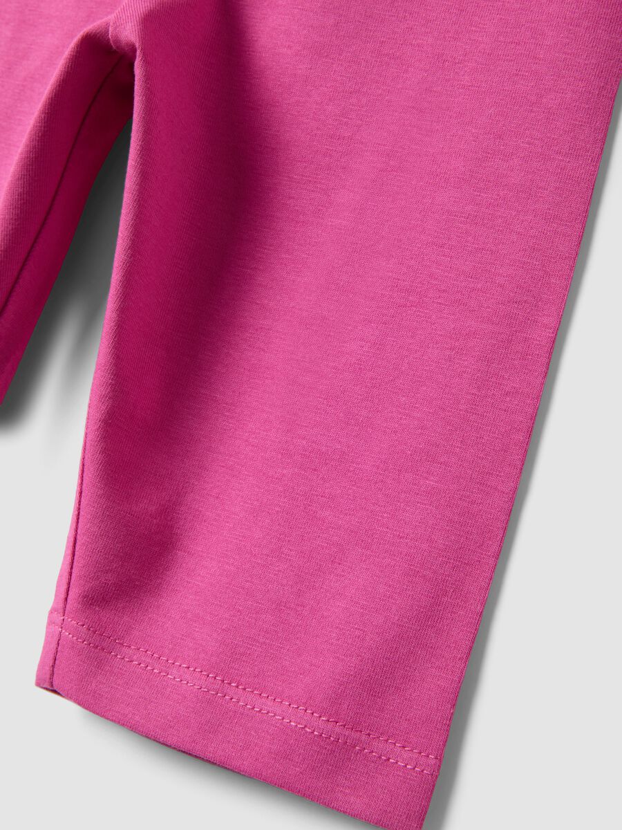 Pink organic cotton shorts_3