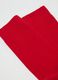 Red midi cotton blend socks_2
