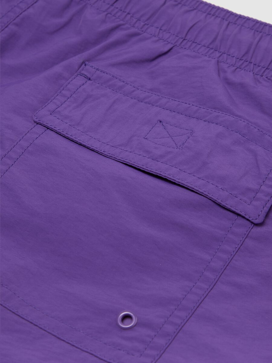 Men’s purple blend regular-fit swim boxers with elastic and drawstring_5