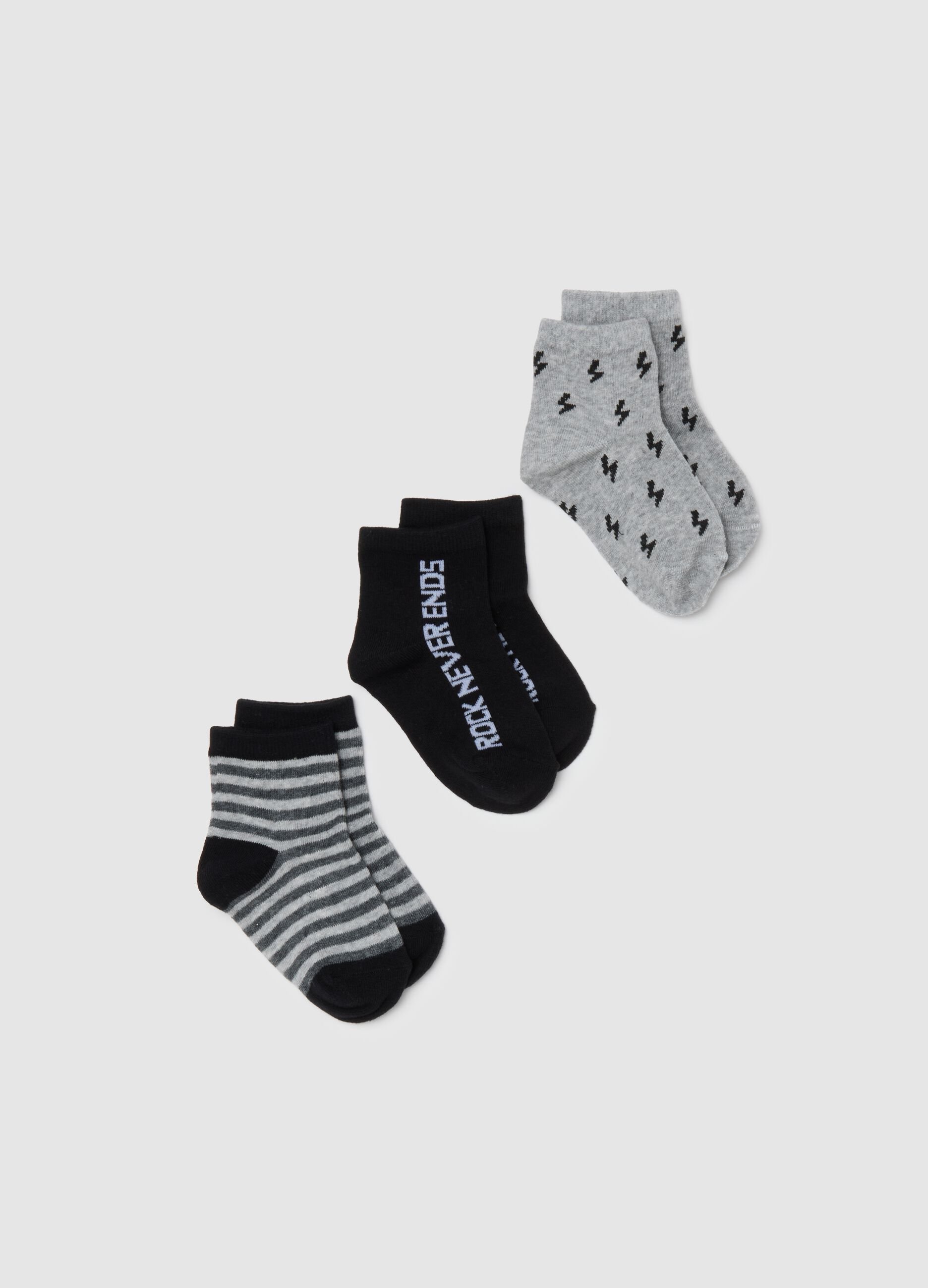Grey socks for kids