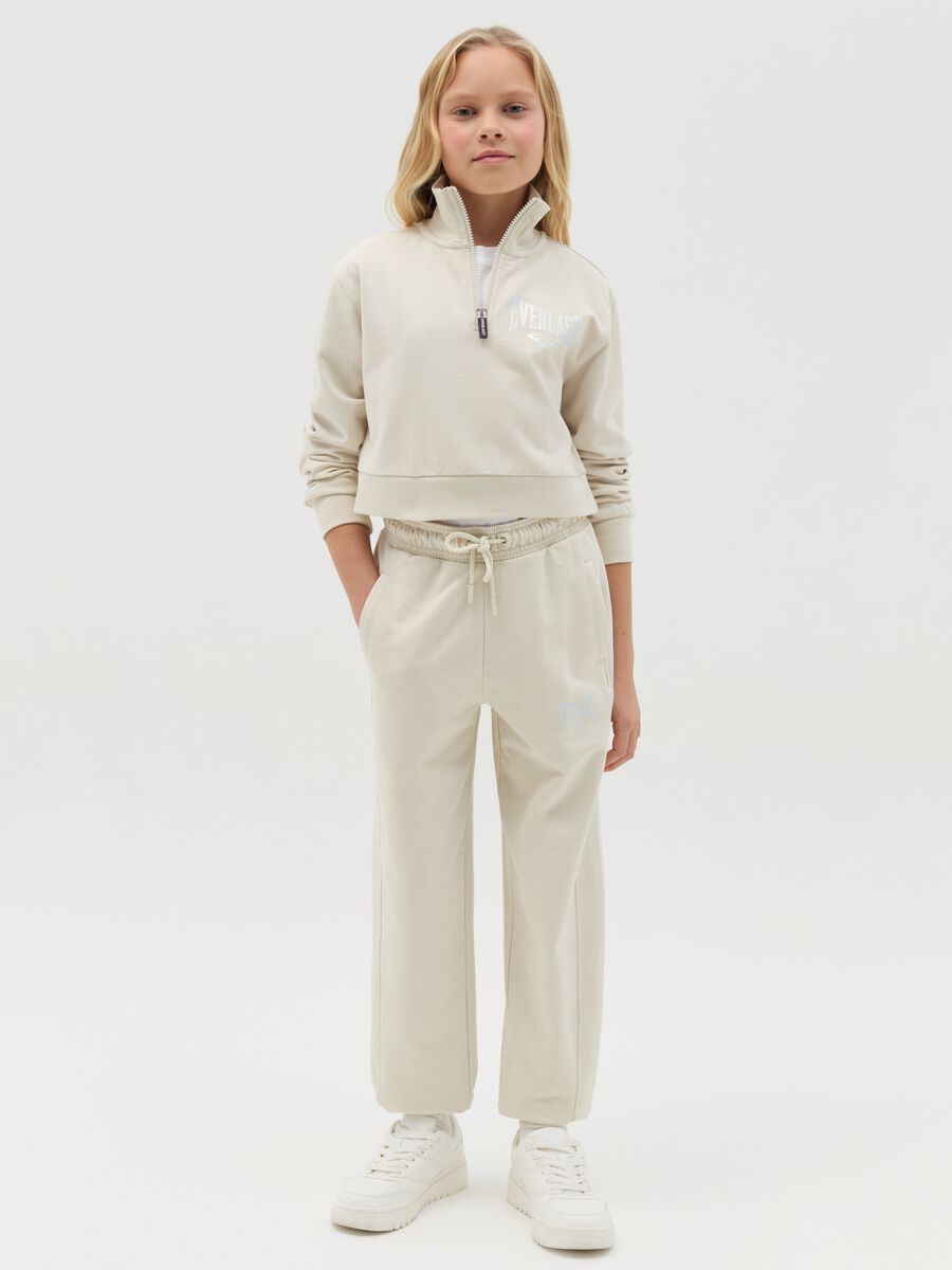 Joggers con coulisse e stampa logo_0
