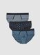 Three-pack of multicolour stretch organic cotton briefs_0