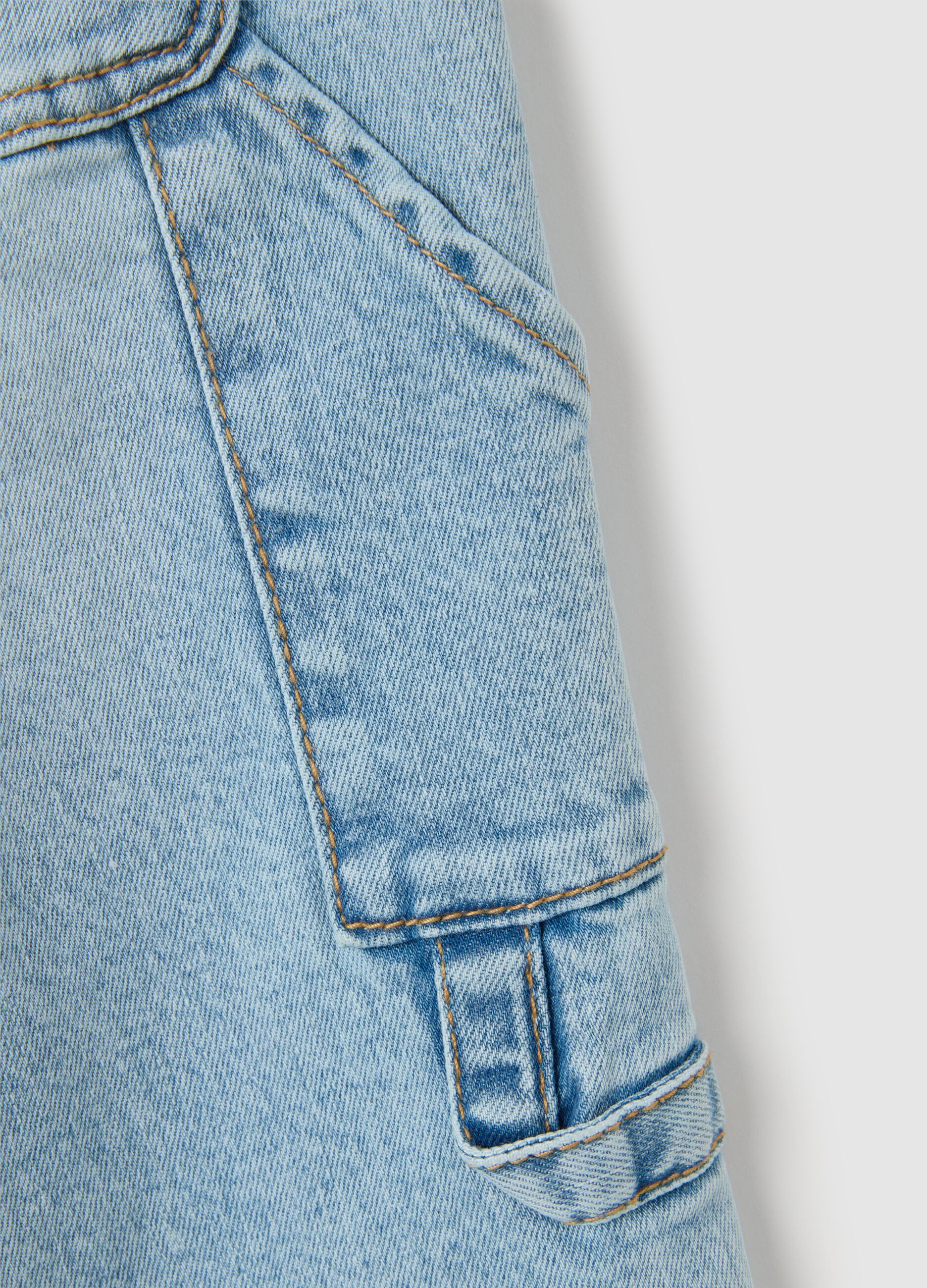 Pantaloni da neonato in denim chiaro regular fit