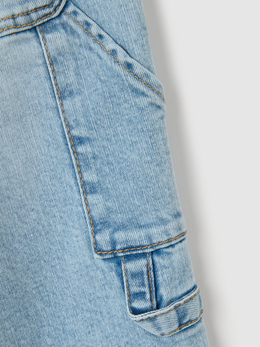 Light Denim Baby Trousers Regular Fit_3
