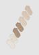 Multipack di sette calzini beige in cotone organico elasticizzato_0
