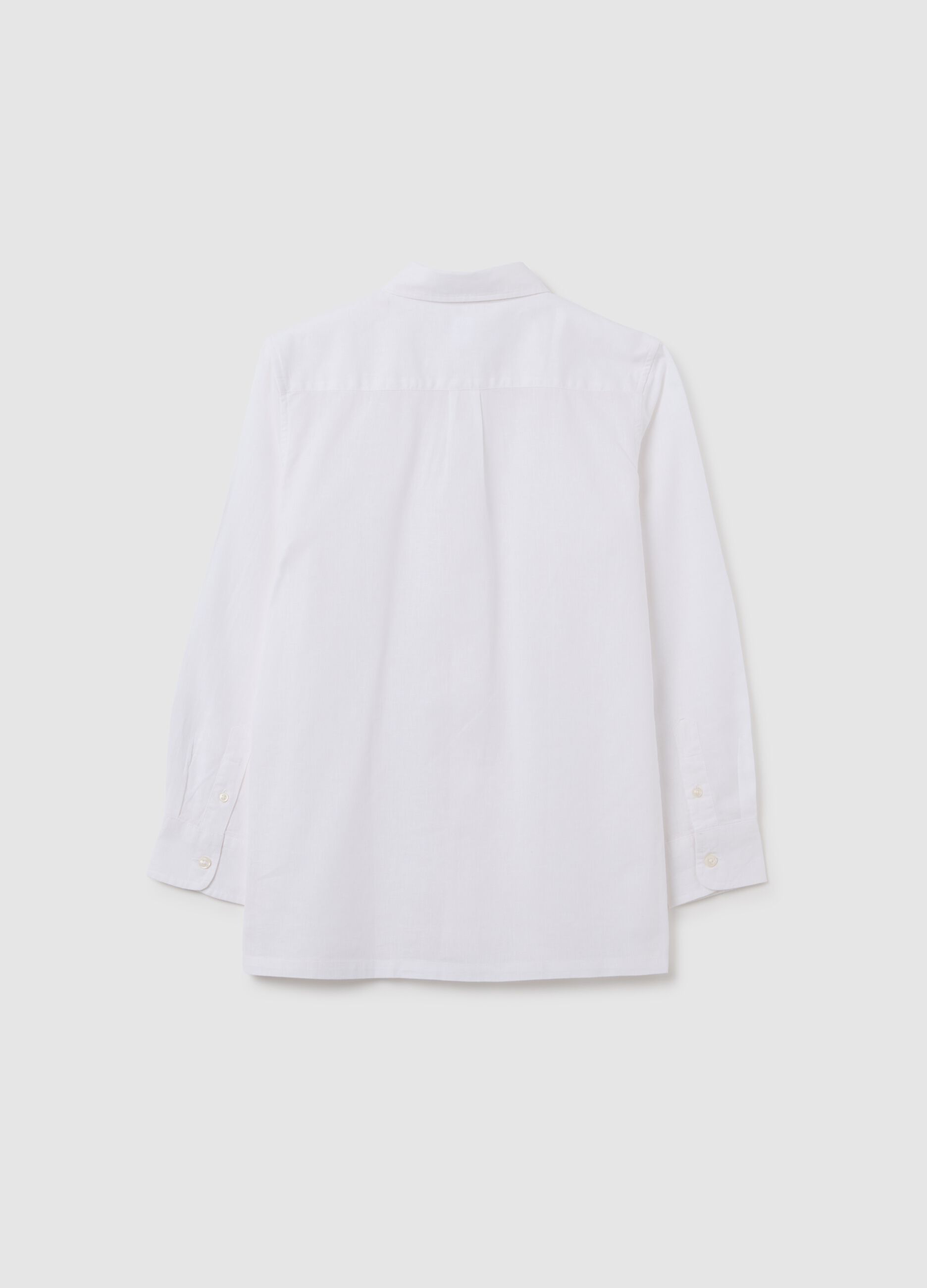 Camicia in lino e cotone