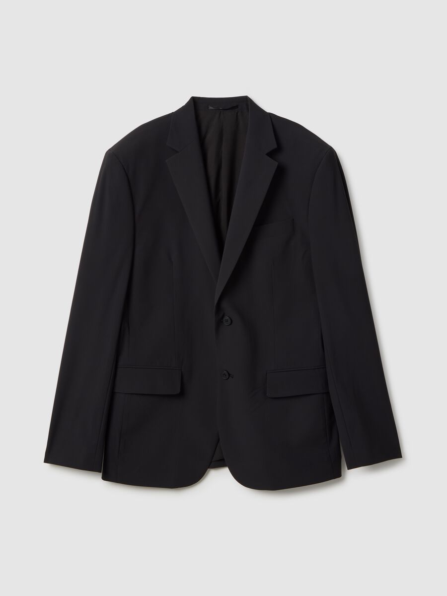 Blazer nero slim fit_0