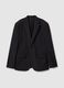 Black slim fit blazer_0