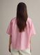 Oversized White and Pink Striped Pure Cotton Shirt_3