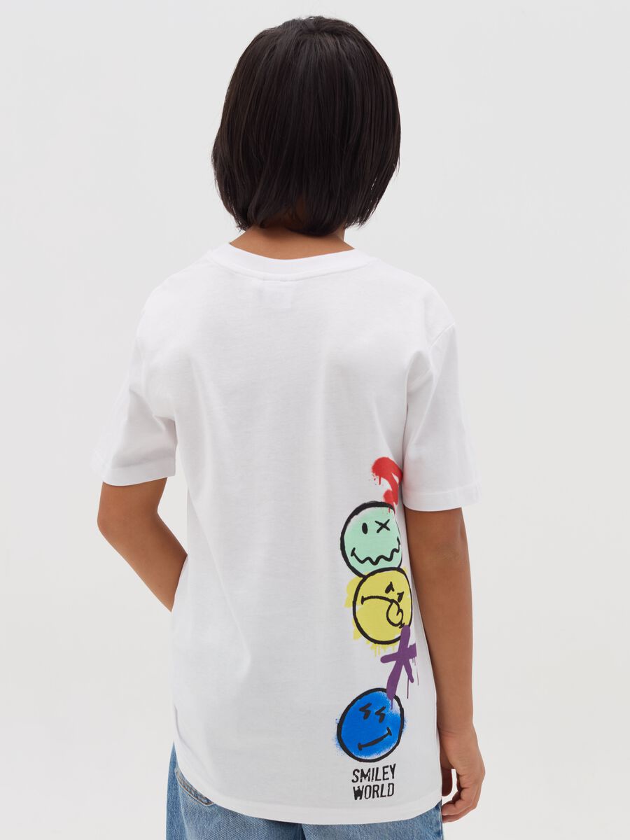 T-shirt in cotone stampa SMILEYWORLD®_1