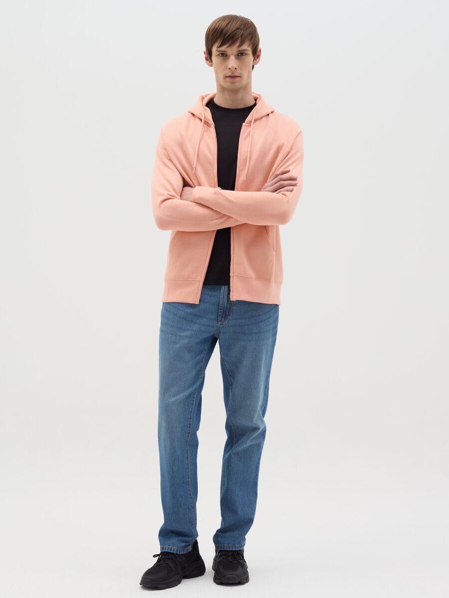 Essential full-zip sweatshirt with hood_1